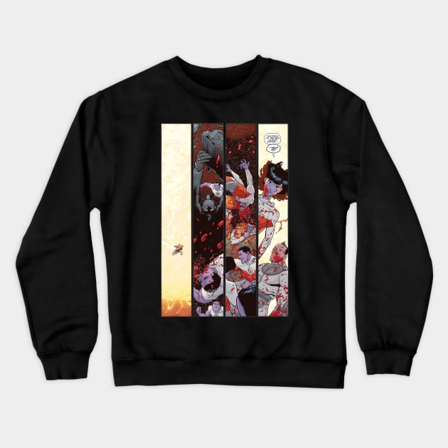 invincible comic strip Crewneck Sweatshirt by super villain